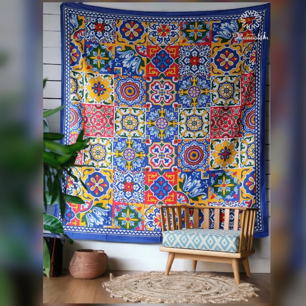 Mediterranean Tile Tapestry